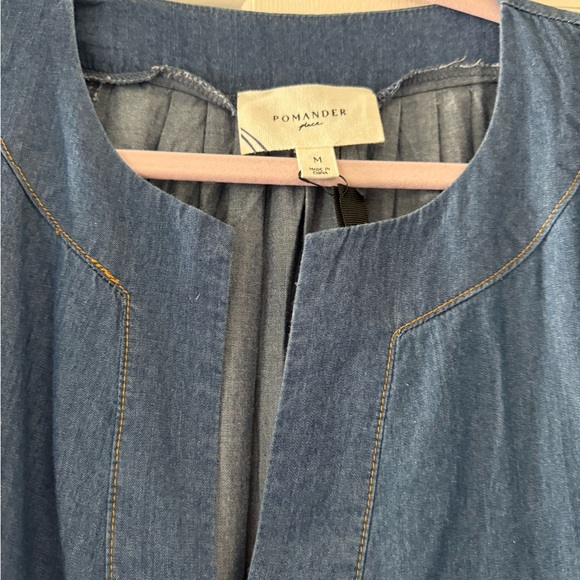 NWT - Tuckernuck Pomander Place Denim Finley Flutter Sleeve Maxi - Picture 5 of 5